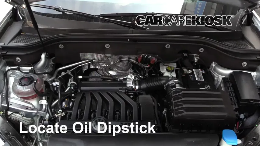 2018 Volkswagen Atlas SE 3.6L V6 Oil Check Oil Level